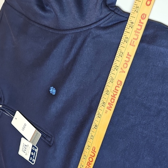 NWT IZOD Blue Pullover Sweatshirt Sz XL - Picture 8 of 9